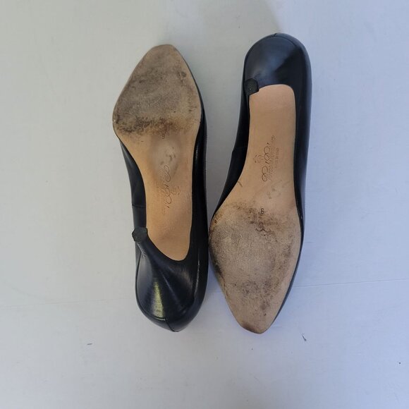 Brooks Brothers Genuine Leather Heels Pumps With Croc Embossed Details. Size 9 - Picture 7 of 7